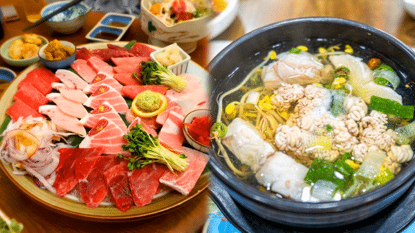 녹동식당 참치회, 고흥회관 대구탕 / 사진=온라인커뮤니티 녹동식당 참치회, 고흥회관 대구탕 / 사진=온라인커뮤니티