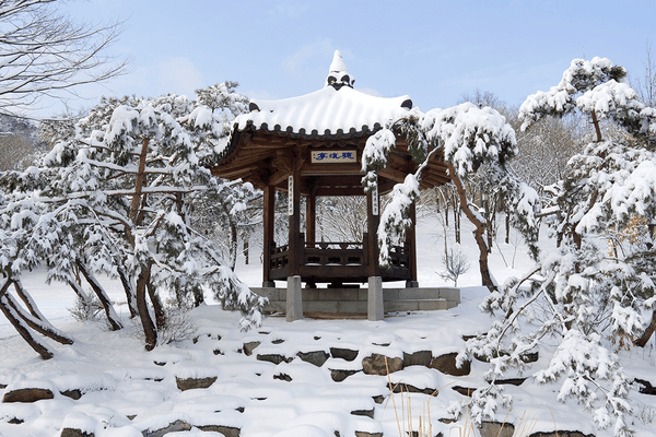 남산골한옥마을 정자 청류정 설경 / 사진=게티이미지뱅크