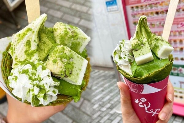 산지야 말차크레페 / 사진=인스타그램 산지야 말차크레페 / 사진=인스타그램