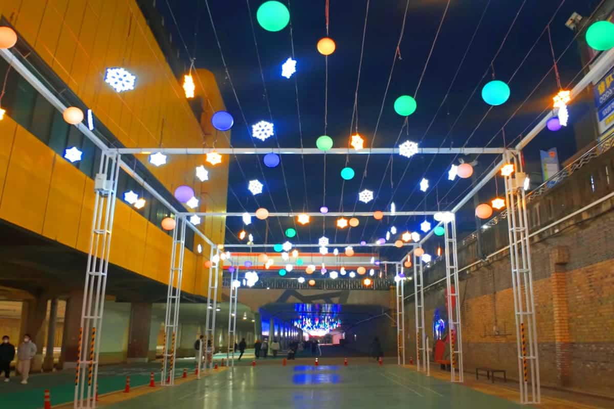 온천천 빛 축제 겨울 야경 온천천 빛 축제 겨울 야경
