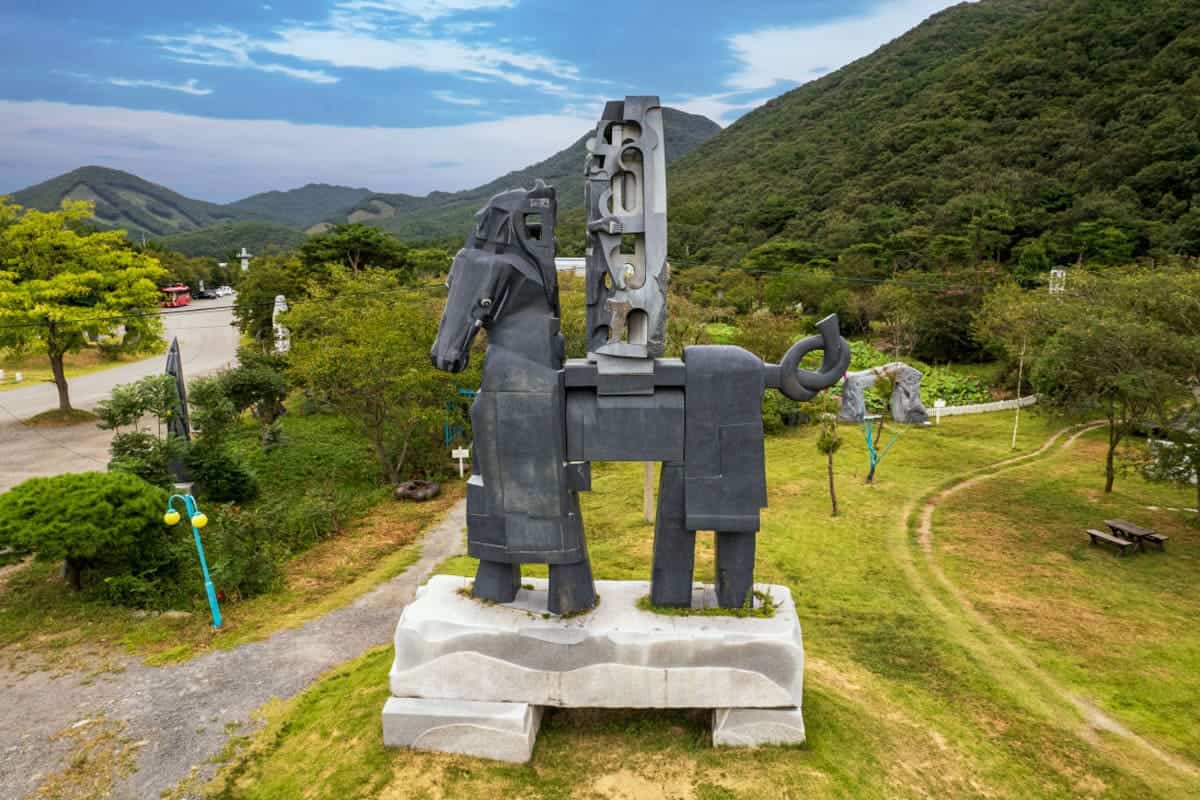 개화예술공원 조각상 개화예술공원 조각상