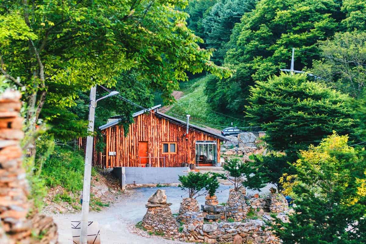 산너미목장 이국적인 풍경