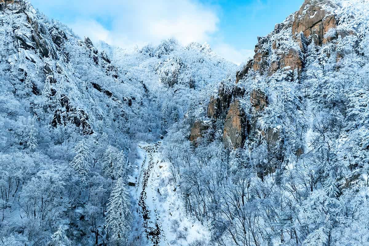 설악산 설경 설악산 설경
