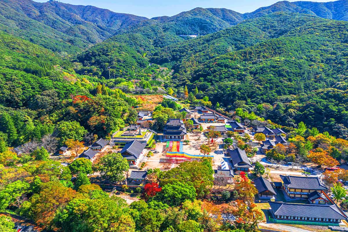 김제 금산사 전경 김제 금산사 전경