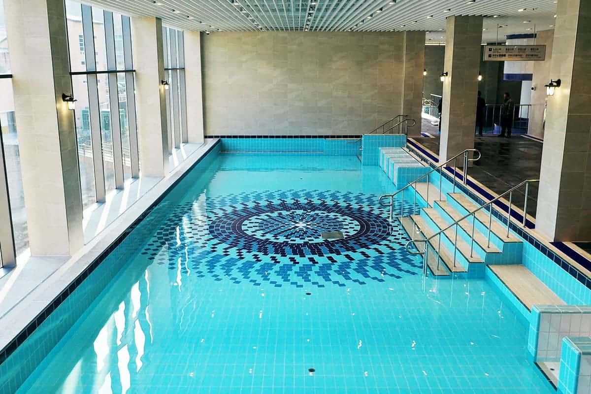 가곡유황온천 메인풀장 가곡유황온천 메인풀장