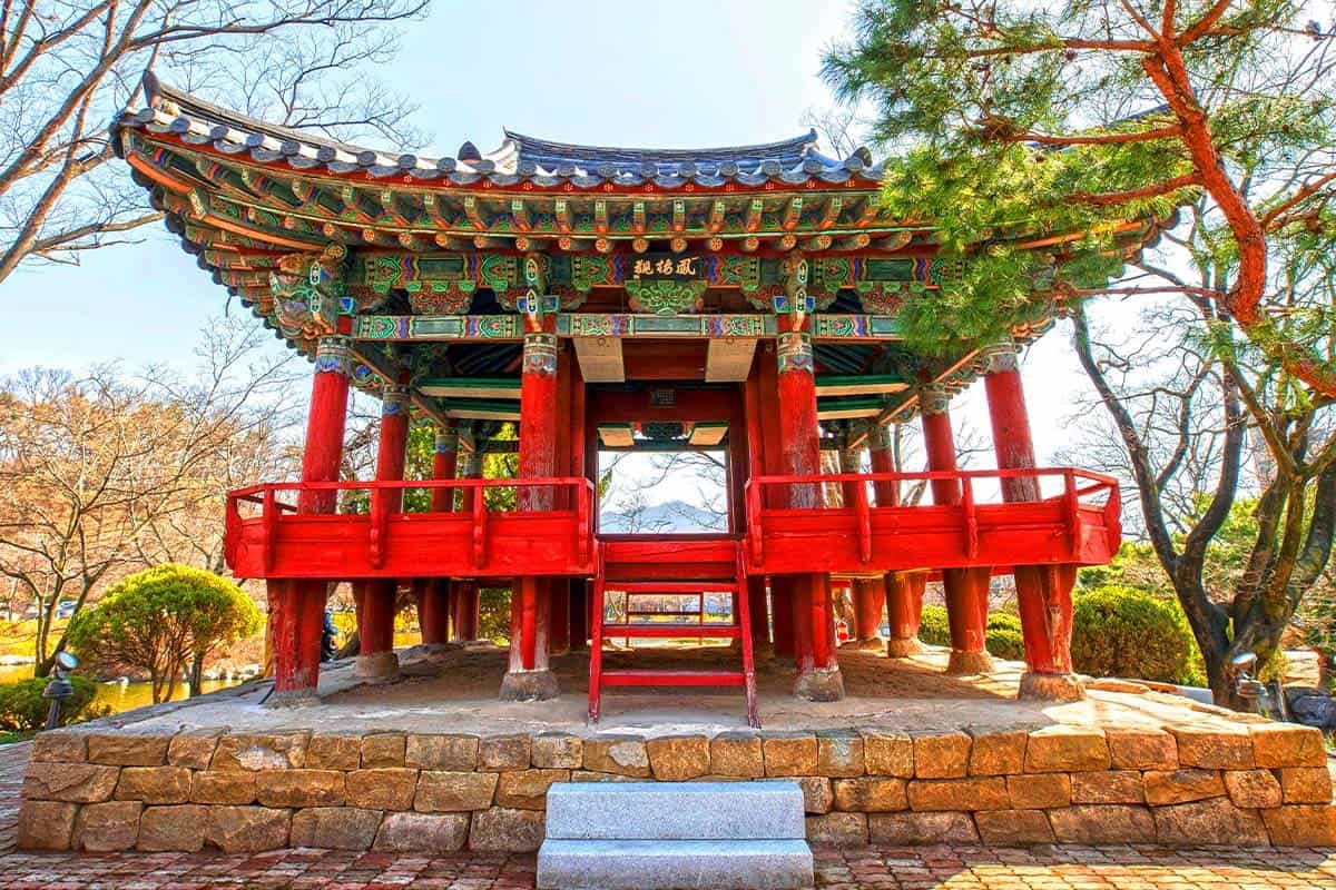 연화지 봉황대 연화지 봉황대