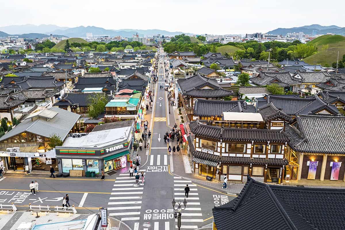 황리단길 전경 황리단길 전경