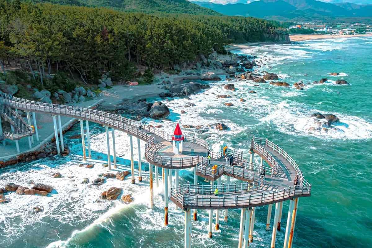 이가리 닻 전망대 전경