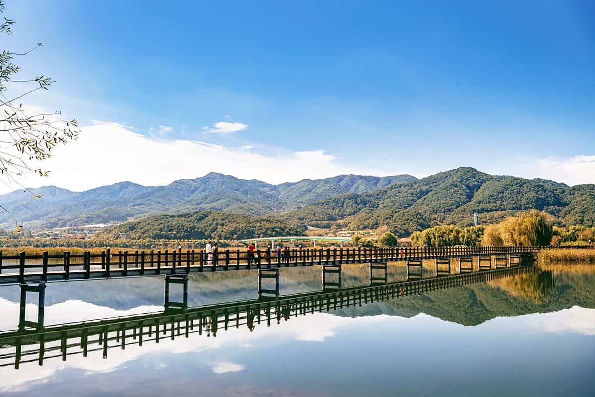 한반도섬 산책로 한반도섬 산책로
