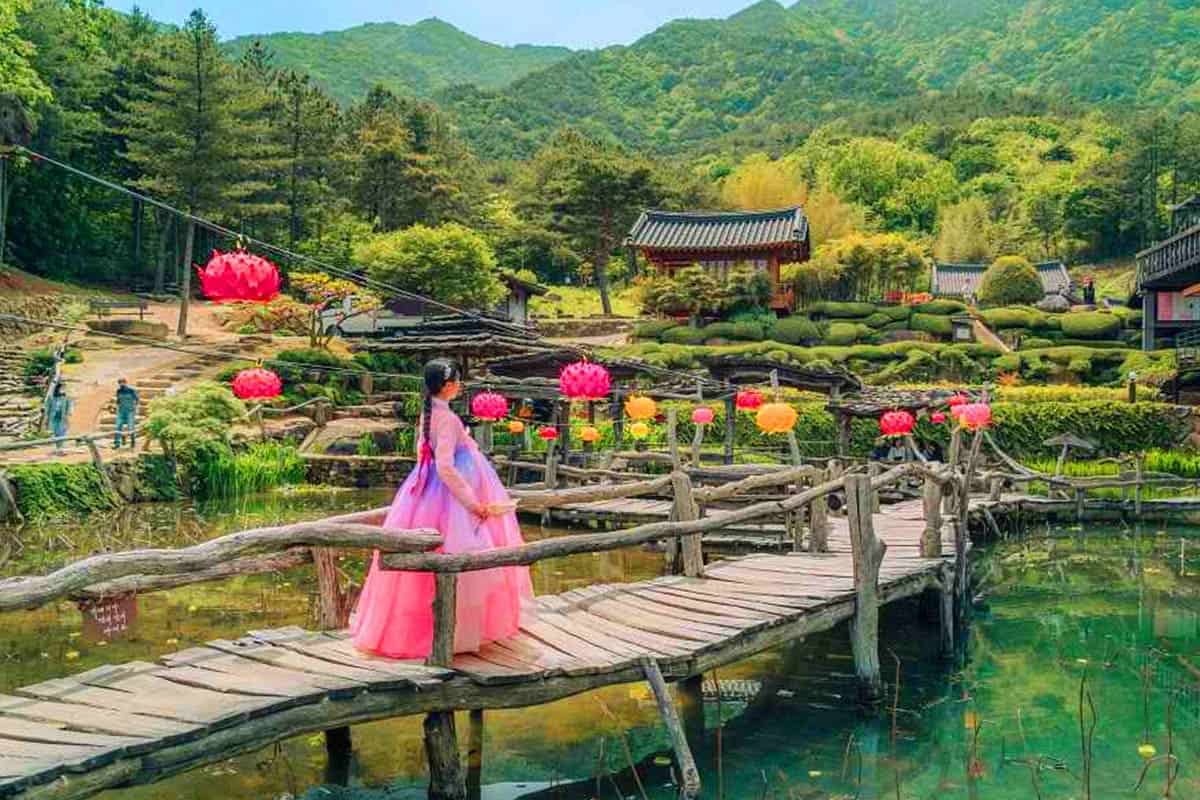 수선사 아름다운 풍경