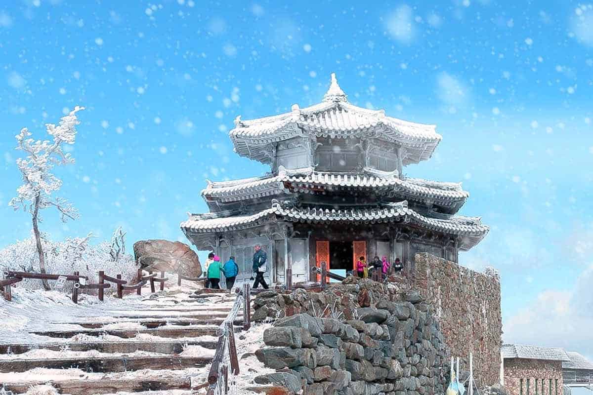 무주 덕유산 리조트 설경 무주 덕유산 리조트 설경