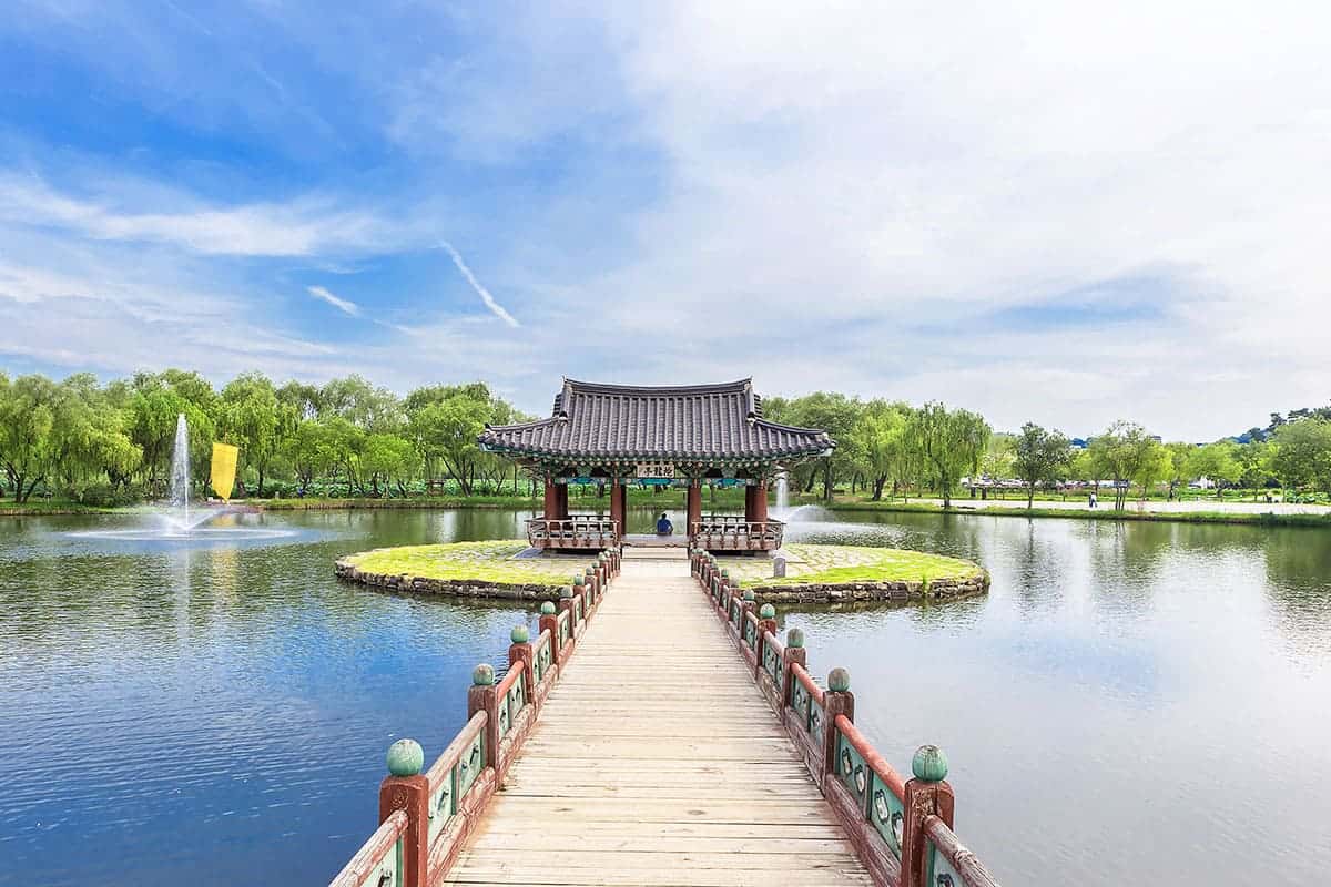 궁남지 포룡정 궁남지 포룡정