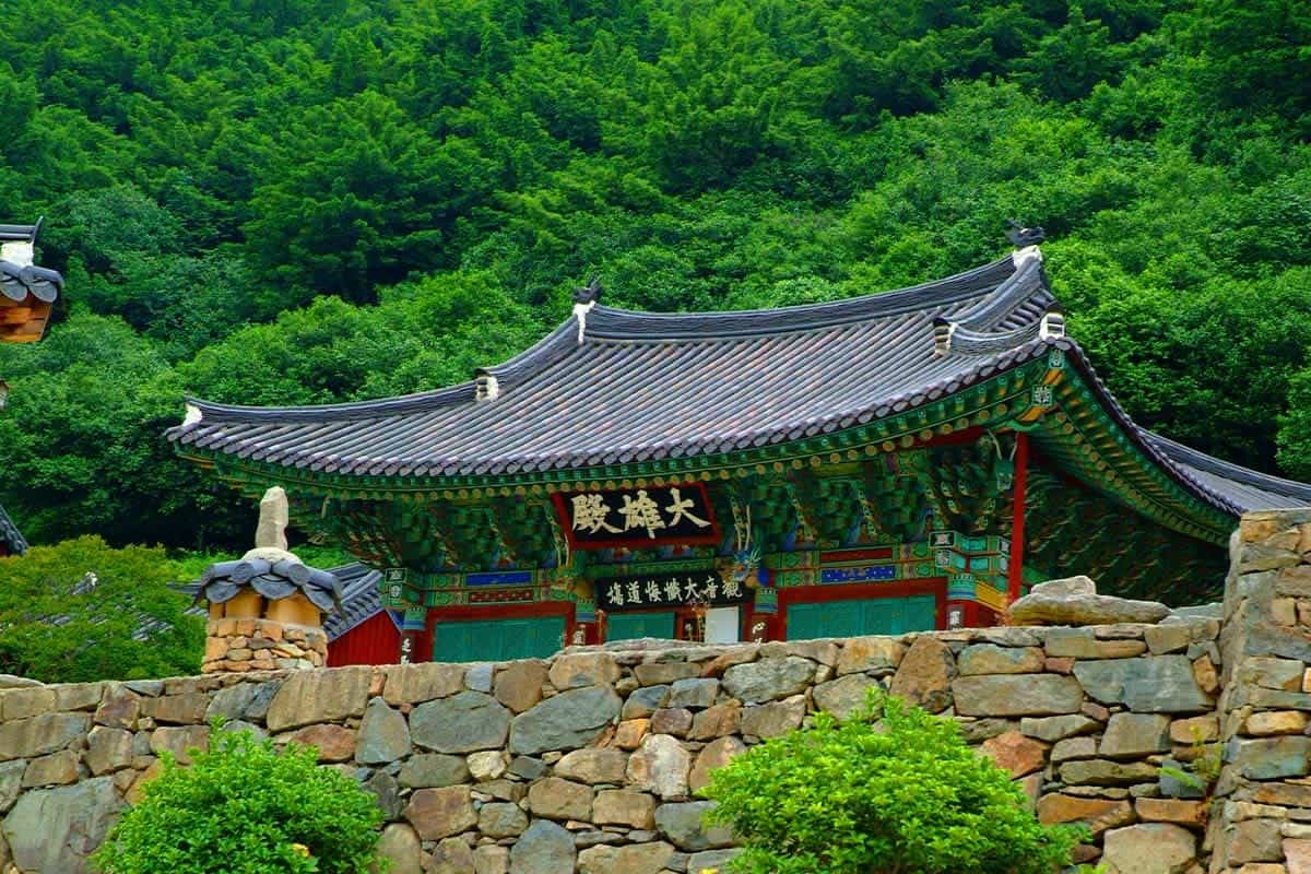 불회사 풍경 