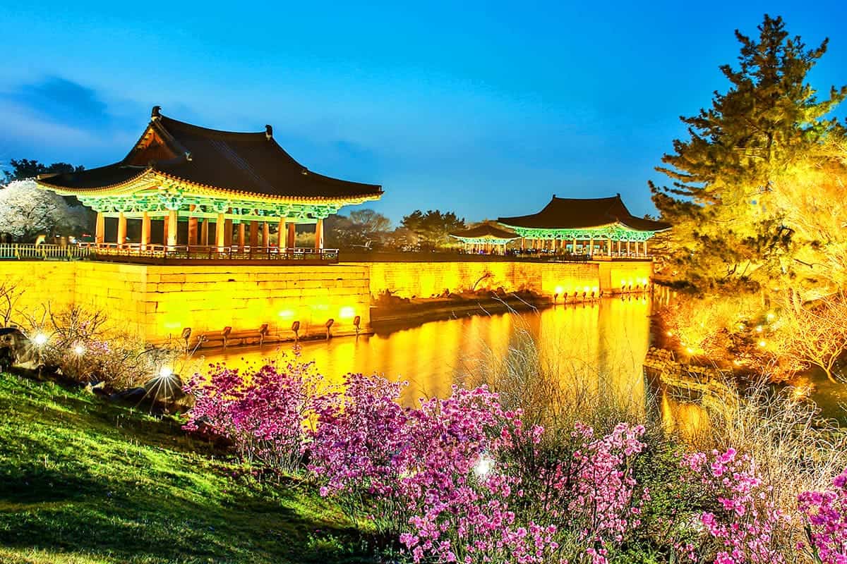 경주 동궁과 월지 야경 경주 동궁과 월지 야경