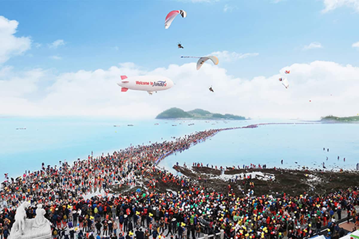 진도 바닷길 축제 풍경 진도 바닷길 축제 풍경