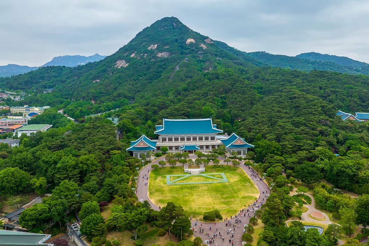 북악산 전경 북악산 전경