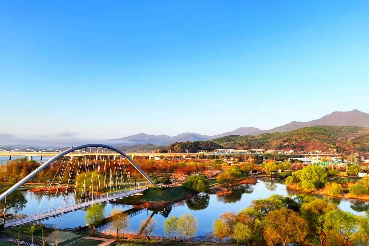 물의 정원 항공샷 물의 정원 항공샷