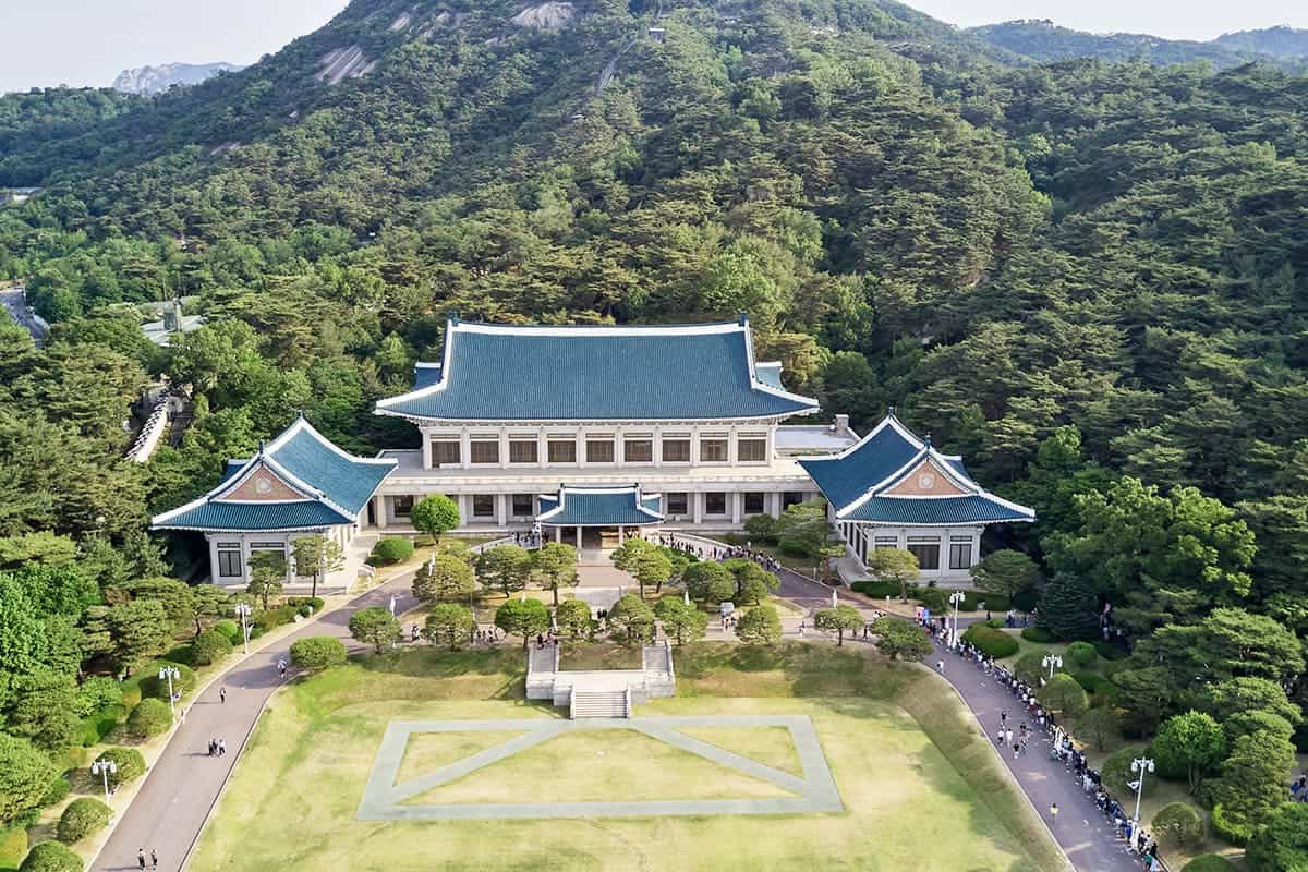 청와대 전경 청와대 전경