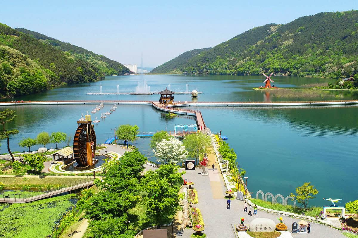 대구 옥연지 송해공원 전경 대구 옥연지 송해공원 전경