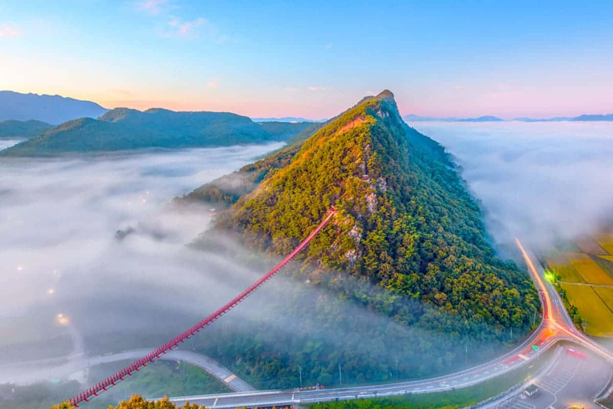 순창 채계산 출렁다리 순창 채계산 출렁다리