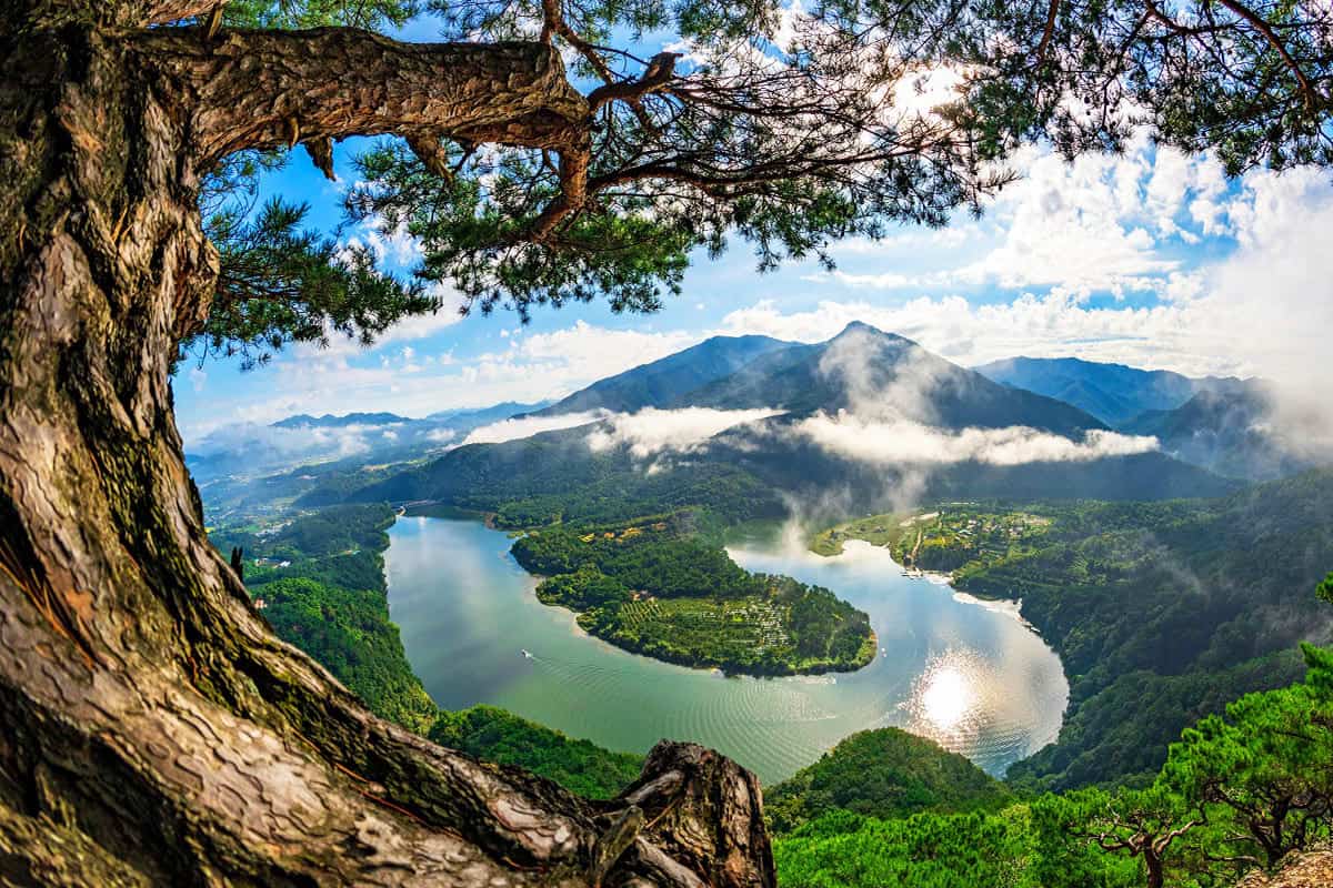 괴산 산막이옛길 전경 괴산 산막이옛길 전경