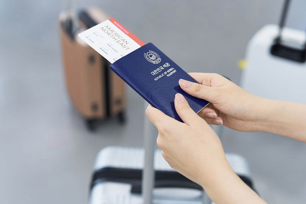 해외여행을 떠나는 사람 해외여행을 떠나는 사람