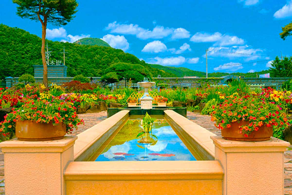 벽초지수목원 분수대 벽초지수목원 분수대