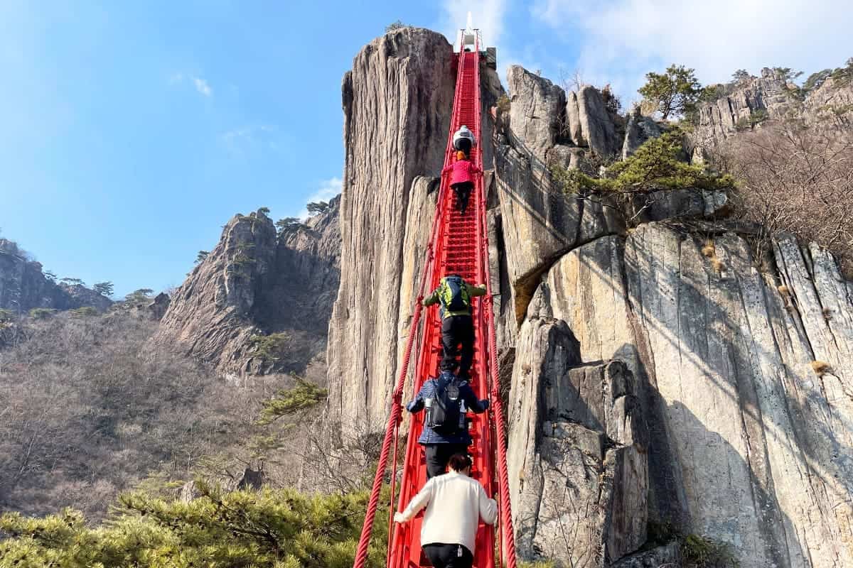 완주 대둔산 삼선계단 완주 대둔산 삼선계단