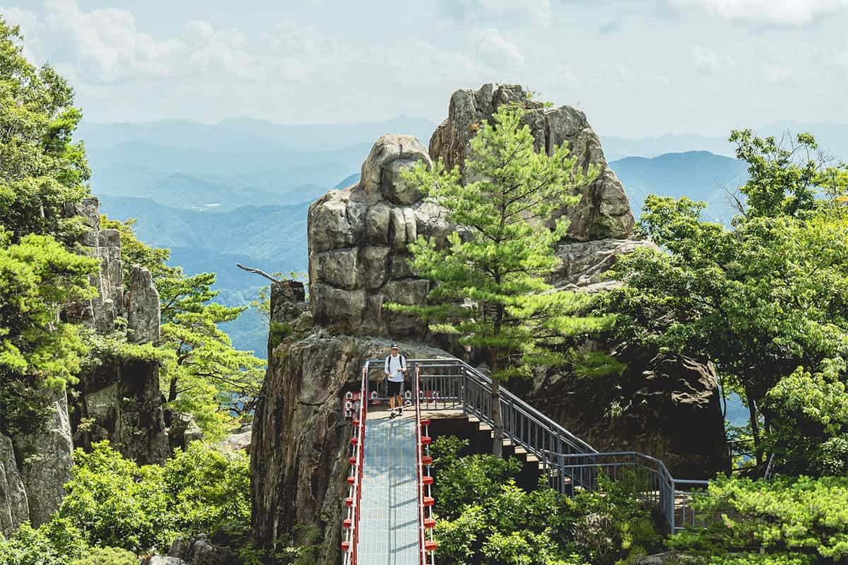 완주 대둔산 금강구름다리 풍경 완주 대둔산 금강구름다리 풍경