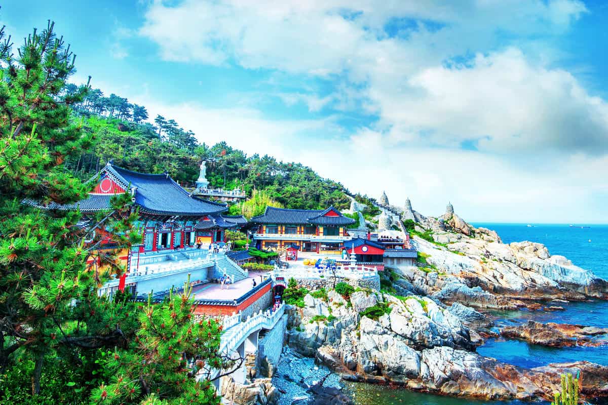 한적한 부산 해동용궁사 한적한 부산 해동용궁사