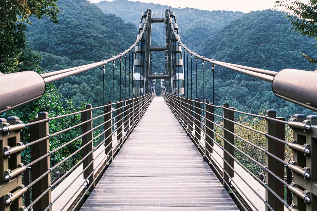 증평 좌구산휴양랜드 명상구름다리 증평 좌구산휴양랜드 명상구름다리