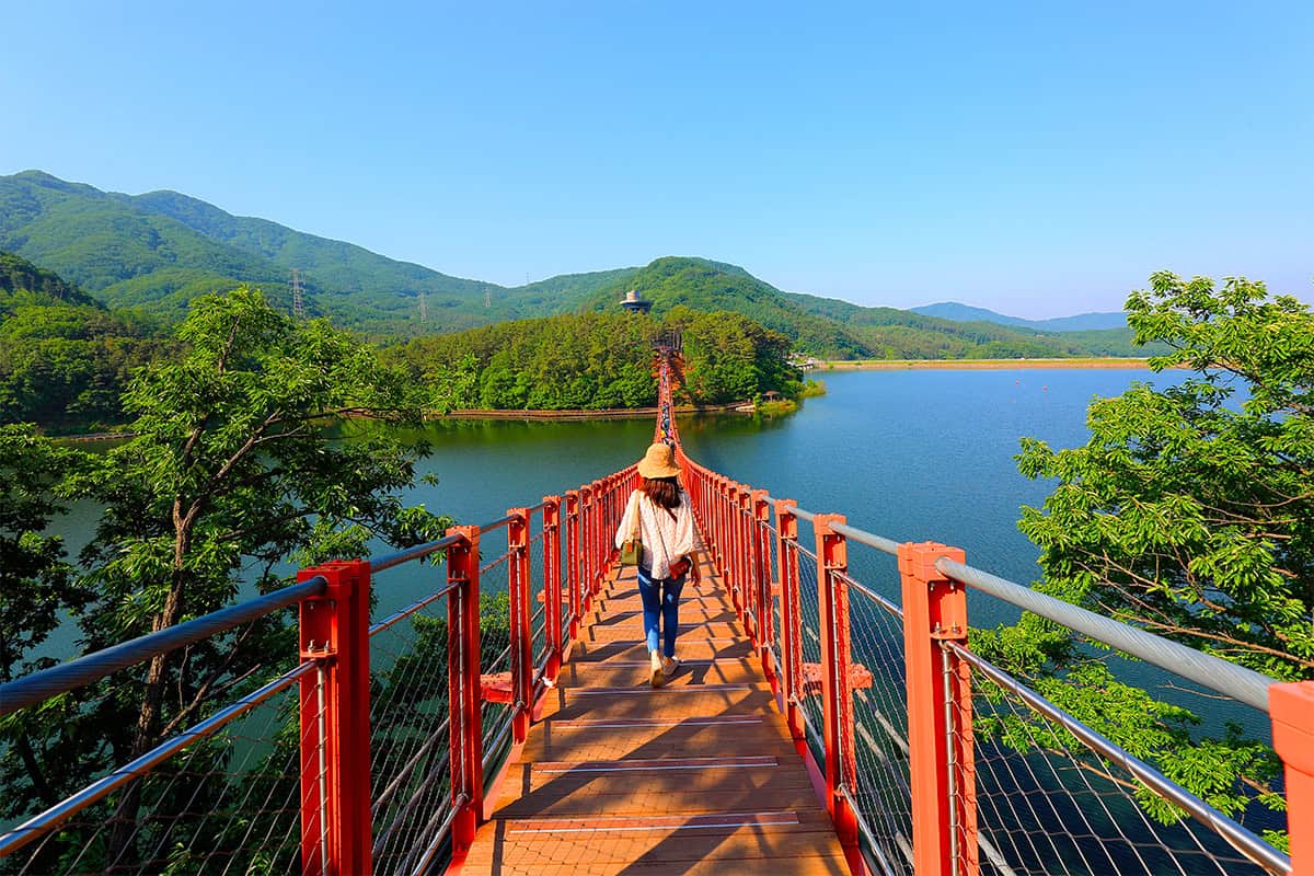 마장호수 출렁다리 마장호수 출렁다리