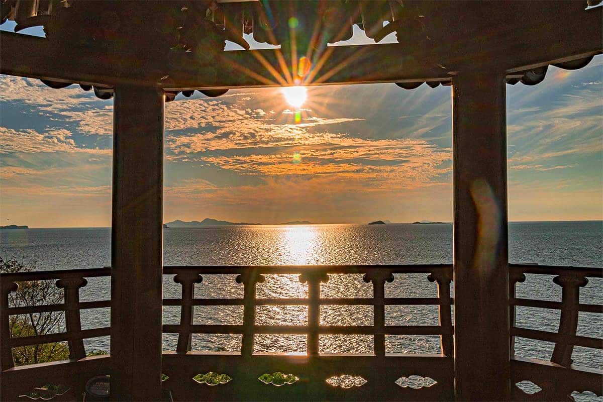전망대 낙조 전망대 낙조