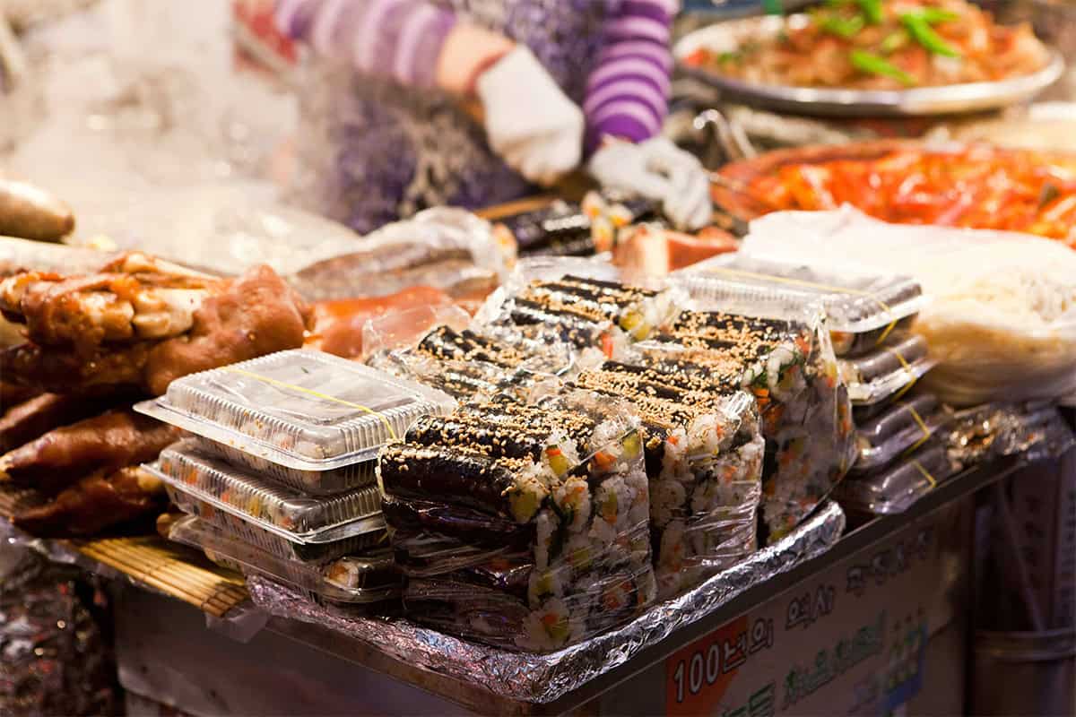 광장시장 김밥 광장시장 김밥