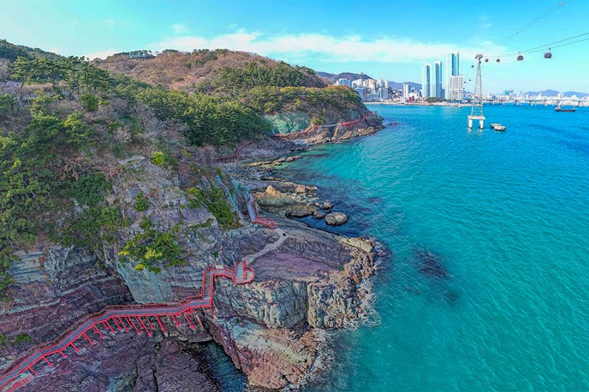송도 해안산책로 전경 송도 해안산책로 전경