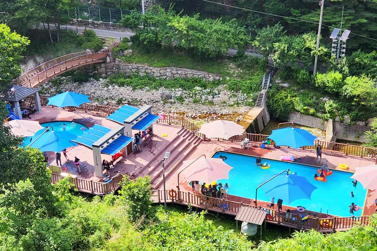 김천 수도산자연휴양림 수영장