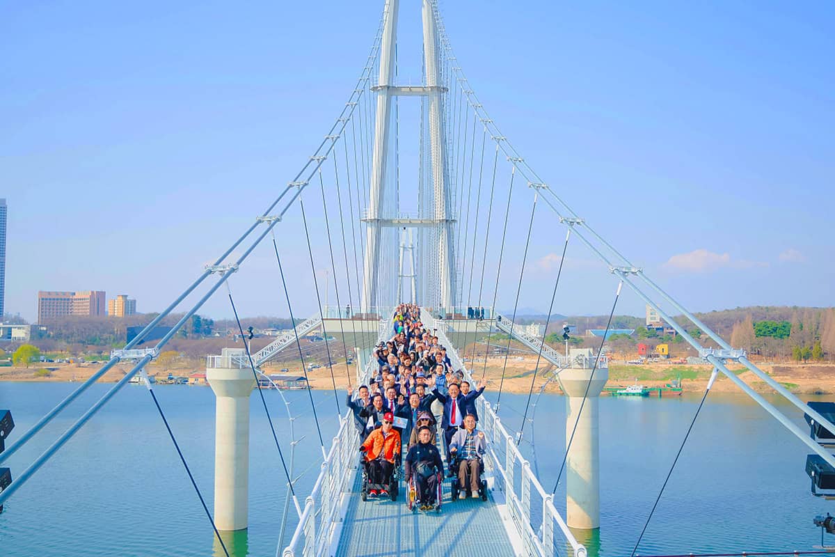 남한강 출렁다리 남한강 출렁다리