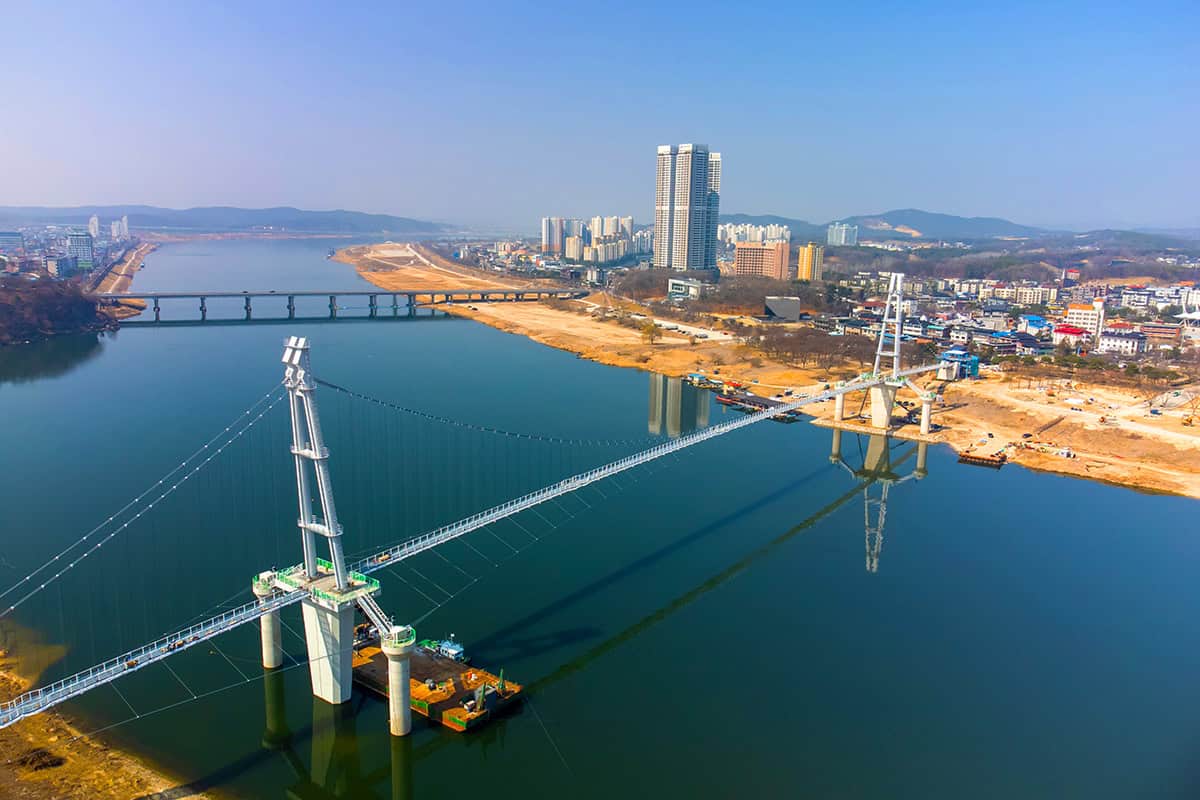 여주 출렁다리 전경 여주 출렁다리 전경