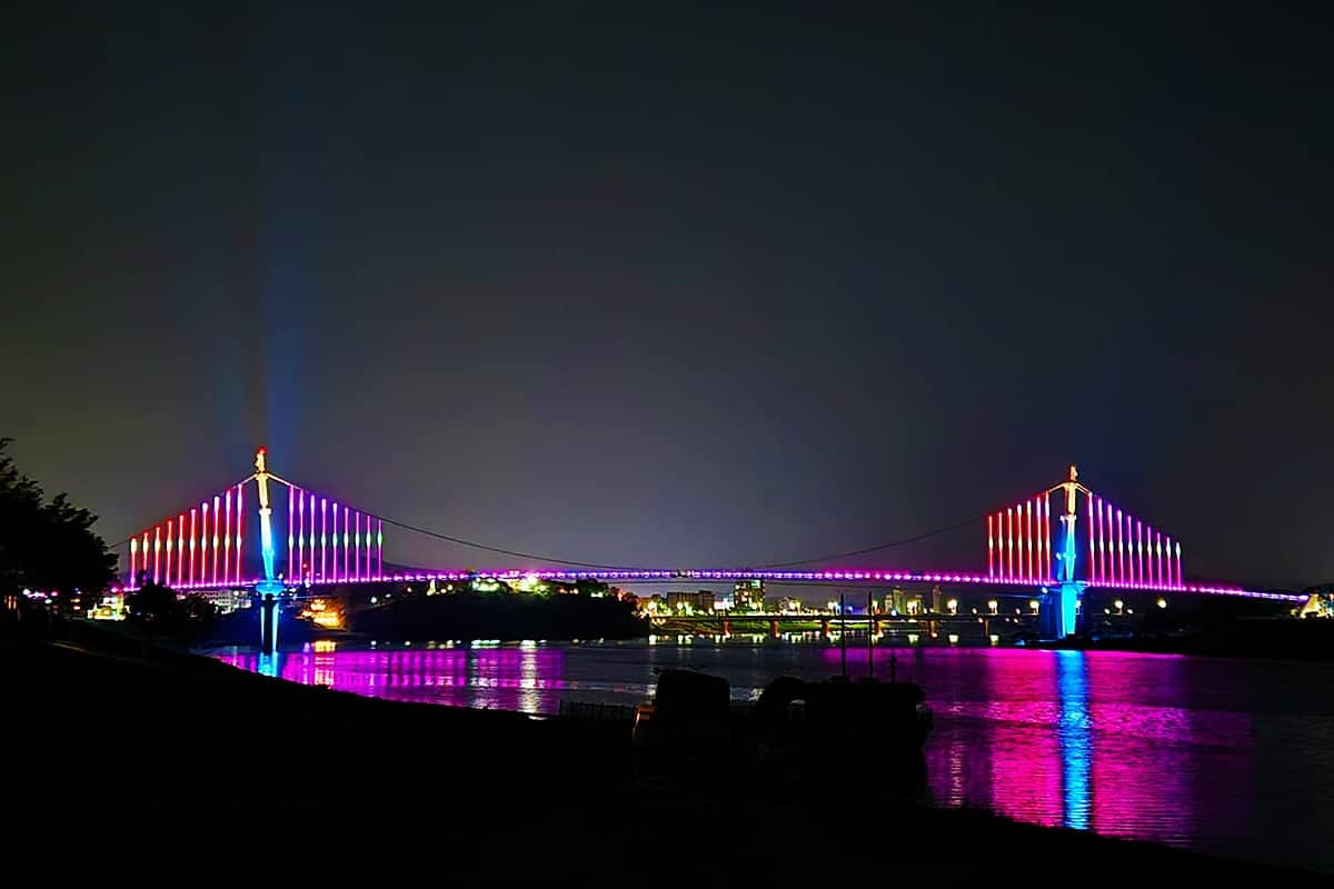여주 출렁다리 야경 여주 출렁다리 야경
