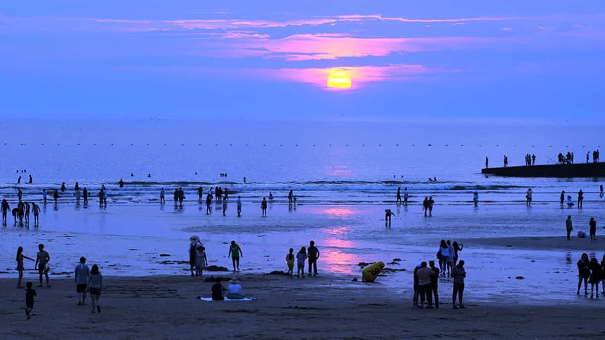 을왕리 해수욕장 낙조 을왕리 해수욕장 낙조