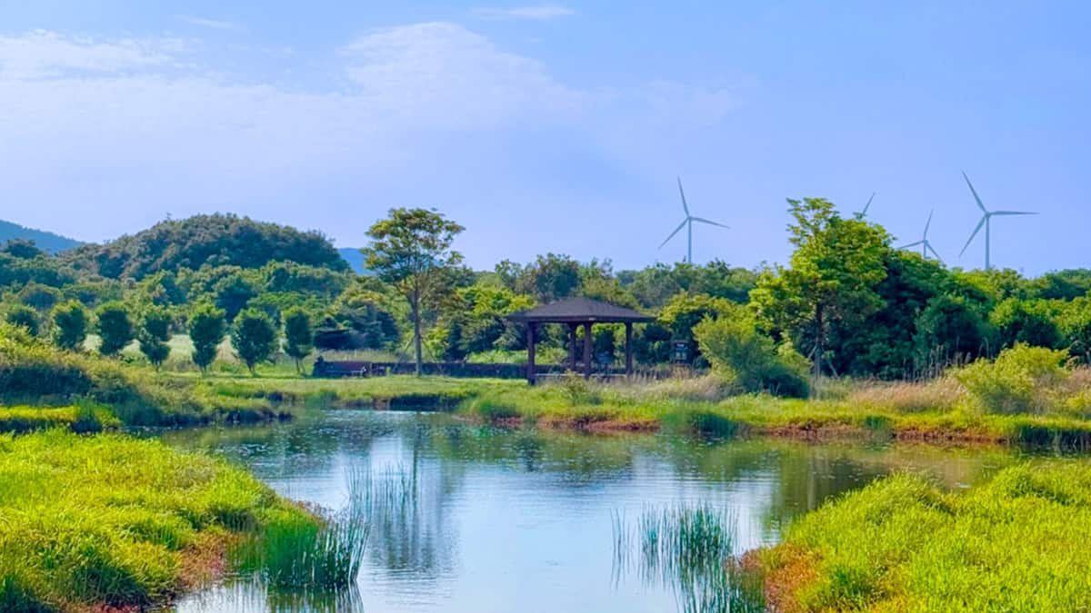 수산한못 전경 수산한못 전경