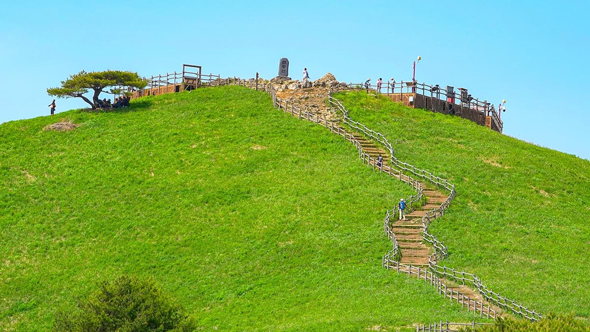 민둥산 정상 민둥산 정상