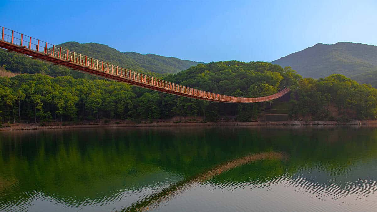 마장호수 출렁다리