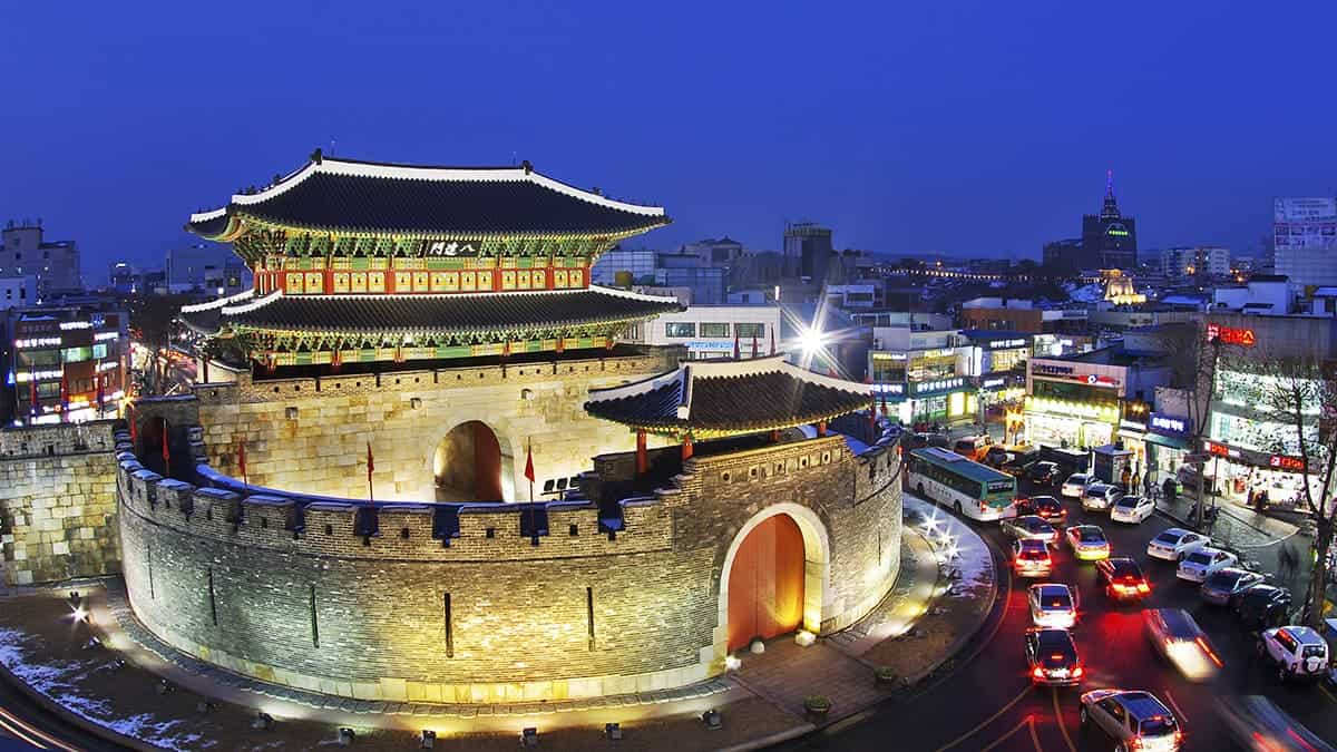 수원화성 야경 수원화성 야경