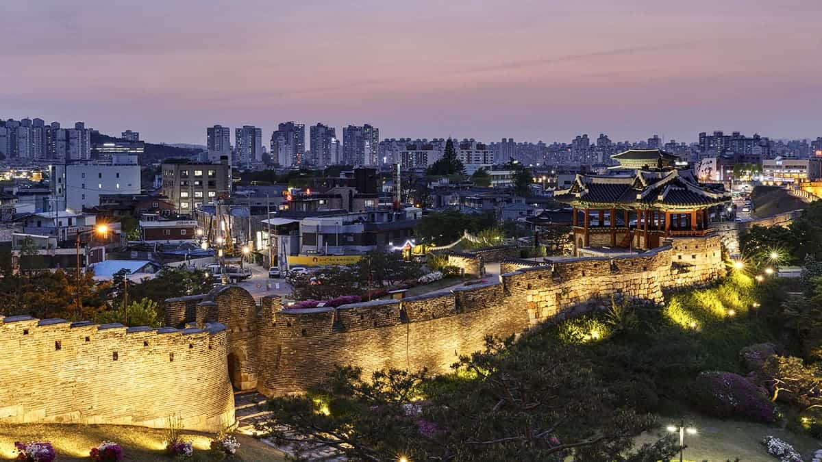 수원화성 전경 수원화성 전경