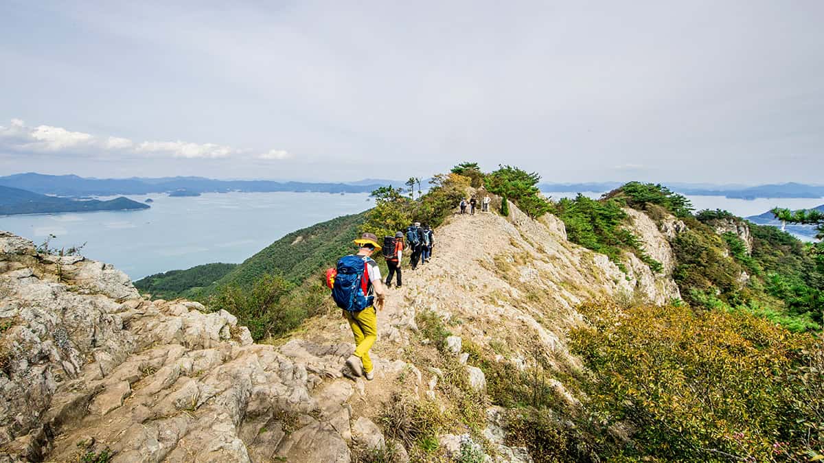 사량도 지리망산