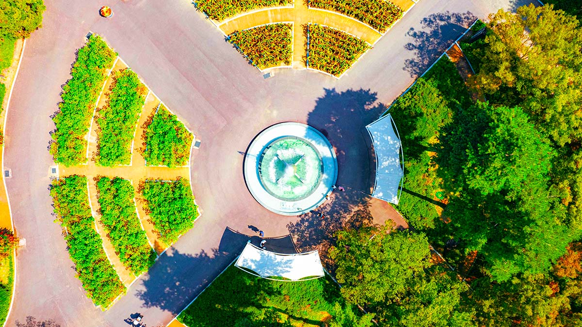 대구수목원 항공샷