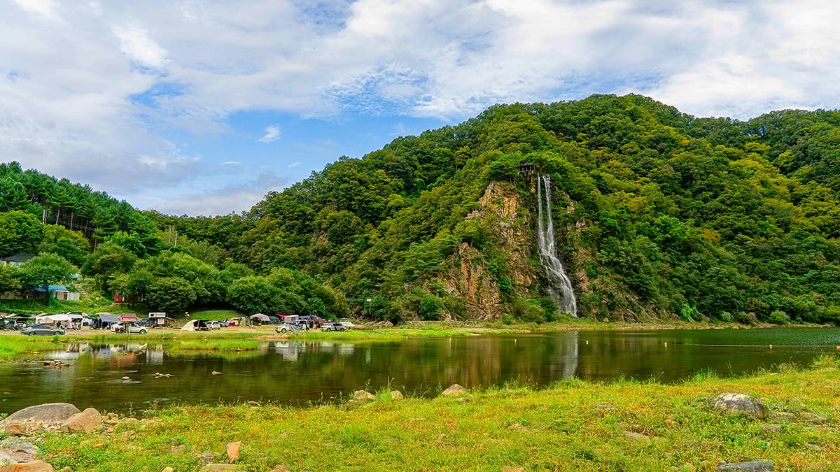 강원도 딴산폭포 강원도 딴산폭포