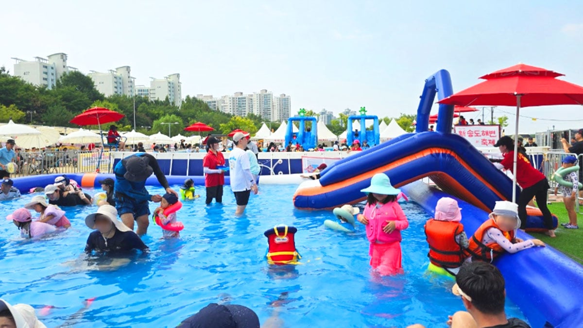송도해변축제 수영장 송도해변축제 수영장
