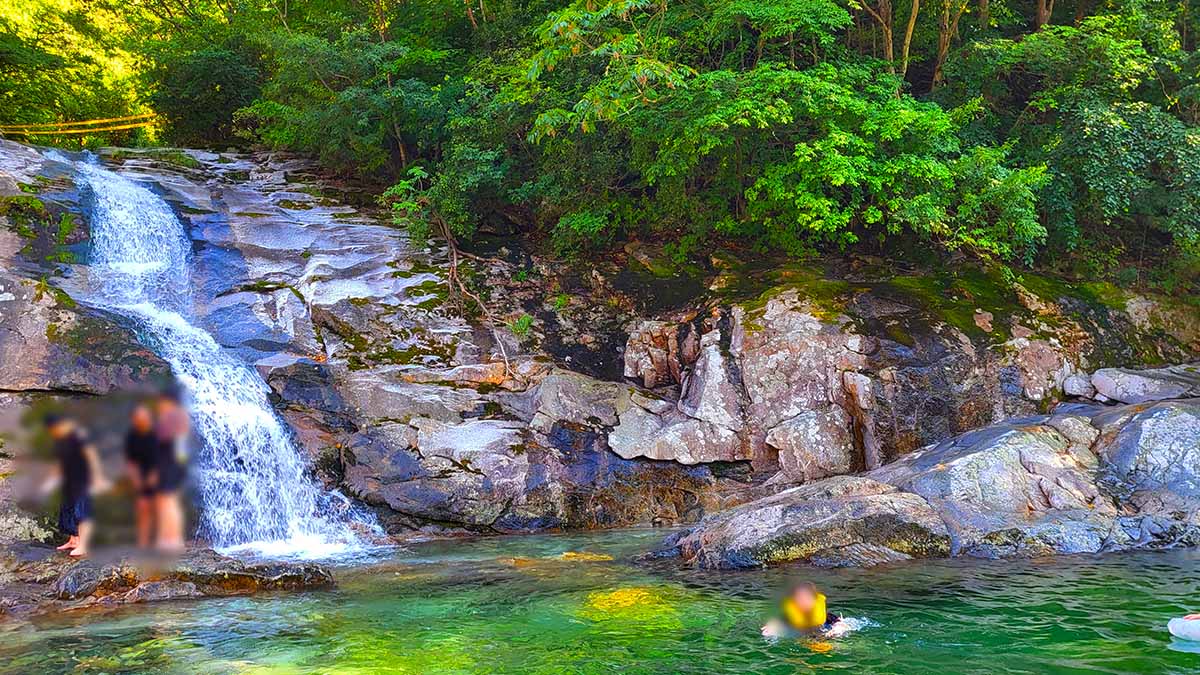 밀양 얼음골 계곡